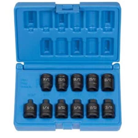 Cool Kitchen 3/8" Drive 11 Pieces Pipe Plug Socket Set CO2701
